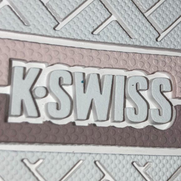 K-SWISS WOMEN COURT BLOCK PEACH SUEDE - SIZE 7 Med - NWT - Picture 9 of 16
